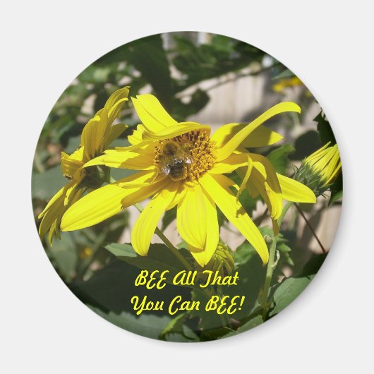BEE Tout ce que vous pouvez BEE ! aimant (Devant)