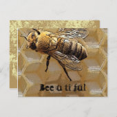 Bee u ti ful briefkaart (Voorkant / Achterkant)
