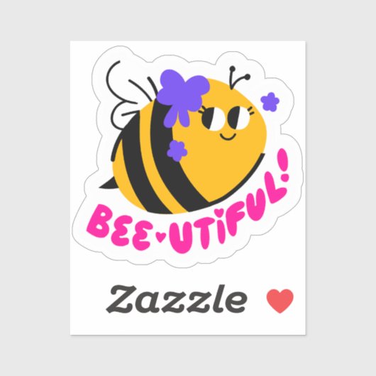 Bee-utiful Daily Affirmation Sticker (Vel)