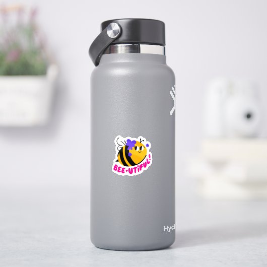 Bee-utiful Daily Affirmation Sticker (HydroFlask)