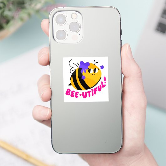 Bee-utiful Daily Affirmation Sticker