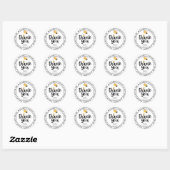 Bee-utiful momenten Baby Bee Dank u Ronde Sticker (Vel)