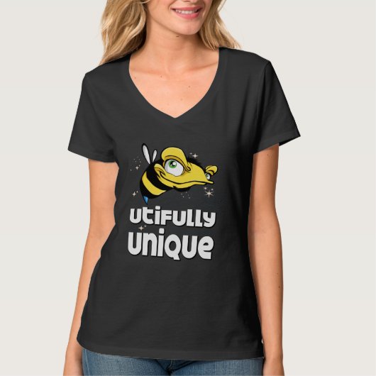 Bee utifully unique  Beekeeper Bee T-shirt (Voorkant)