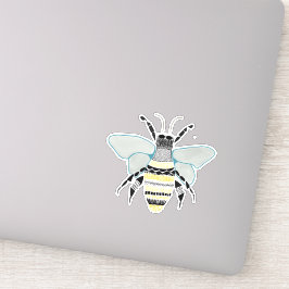Bee Vinyl Cut Sticker Zen Doodle