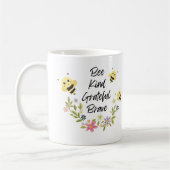 Bee vriendelijk dankbaar dapper koffiemok (Links)