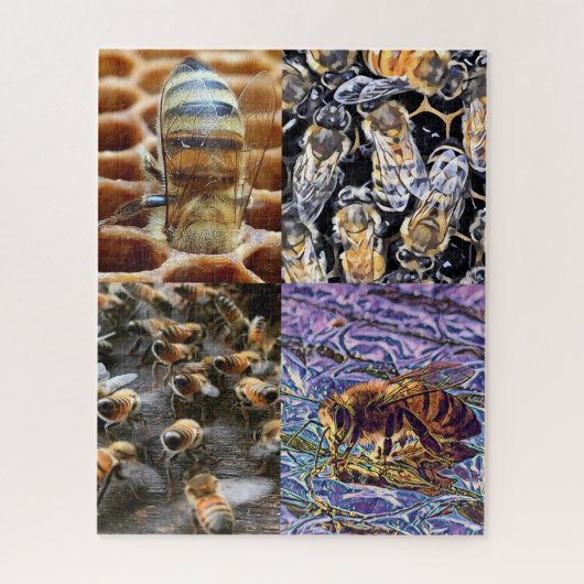 Bee Wall Art Puzzel (Verticaal)