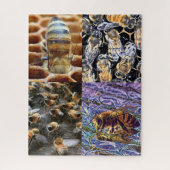 Bee Wall Art Puzzel Legpuzzel (Verticaal)