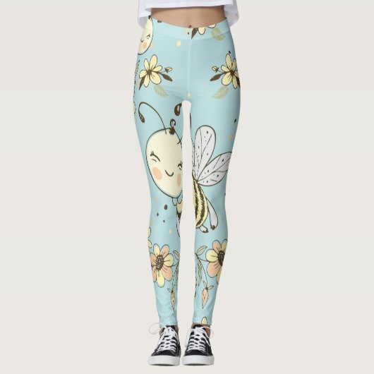 Bee Wall Decor Leggings (Voorkant)