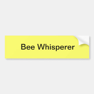 Bee Whisperer Bumpersticker