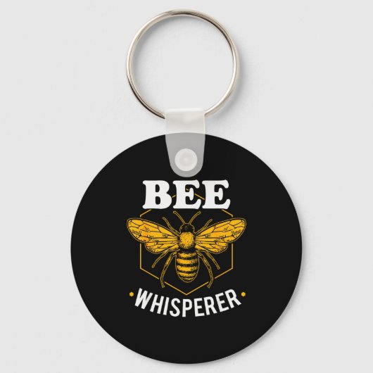 Bee Whisperer - Funny Beekeeng & Beekeeper Sleutelhanger (Voorkant)