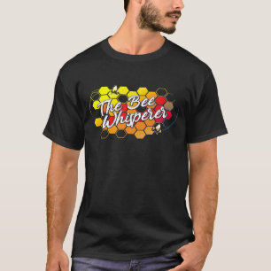 Bee Whisperer Retro bijenhouder bijenkooi T-shirt