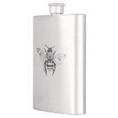 Bee Wild Animal Natuur Illustratie Art Tattoo Flacon (Links)