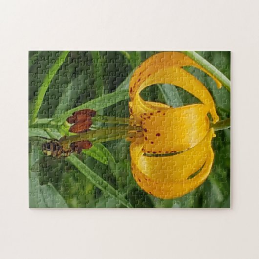 Bee with Lily Puzzle (Horizontal)