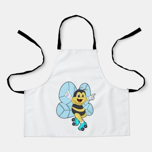 Bee with Roller skates Schort (Voorkant)