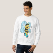 Bee with Roller skates Trui (Voorkant volledig)