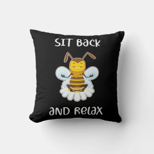 Bee Yoga gaat achterover en ontspan Kussen