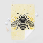 Bee-yond Beautiful Golf Towel Golfhanddoek (Insitu)