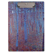Beech Forest van Gustav Klimt,  Art Nouveau Klembord (Voorkant)