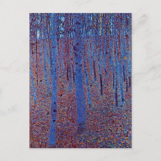 Beech Forest van Gustav Klimt Briefkaart (Voorkant)