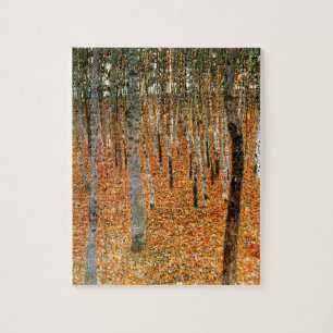 Beech Forest van Gustav Klimt Legpuzzel