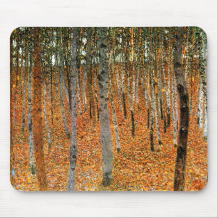 Beech Forest van Gustav Klimt Muismat
