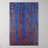 Beech Forest van Gustav Klimt Poster (Voorkant)