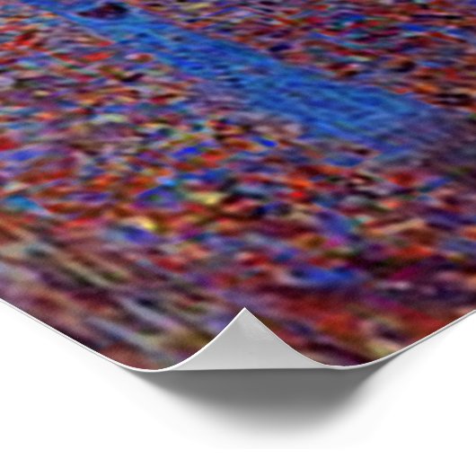 Beech Forest van Gustav Klimt Poster (Hoek)