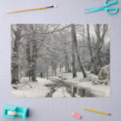 Beech Forest, winter door Anders Andersen-Lundby Tissuepapier (Craft)