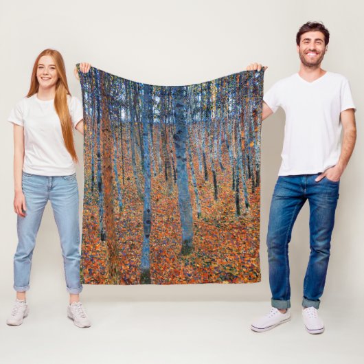 Beech Grove, Gustav Klimt Fleece Deken (In situ)