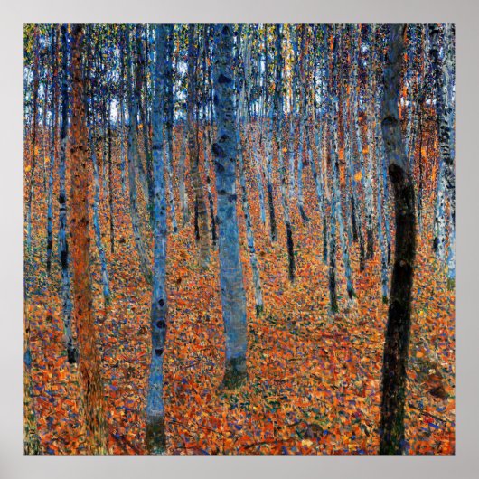 Beech Grove, Gustav Klimt Poster (Voorkant)
