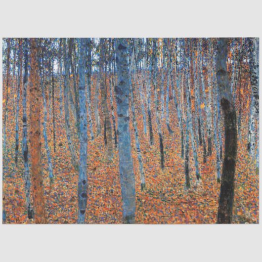 Beech Grove, Gustav Klimt Tissuepapier (Voorkant)