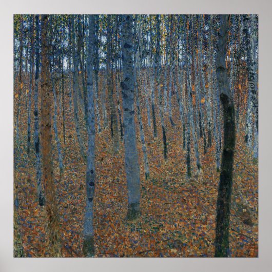 Beech Grove I van Gustav Klimt Poster (Voorkant)