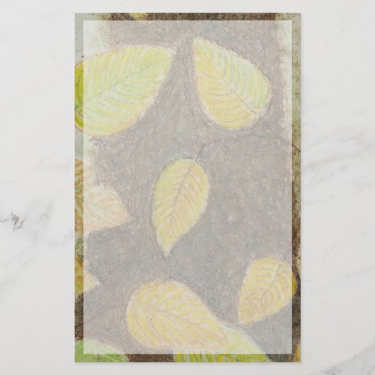Beech Leaves Briefpapier (Voorkant)