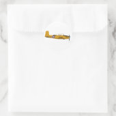 Beech T-34 mentor Ronde Sticker (Tas)