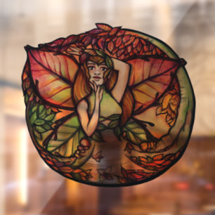 Beech Tree Fairy Natuur Lovers Raamsticker