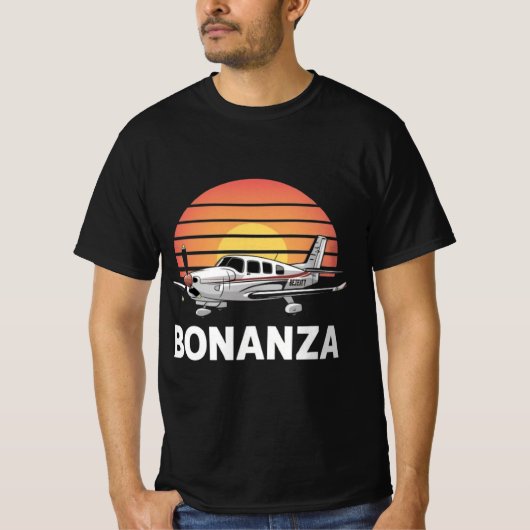 Beechcraft Bonanza T-shirt (Voorkant)