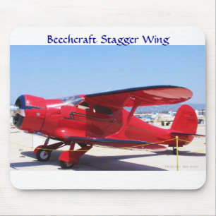 Beechcraft Stagger Wing Muismat