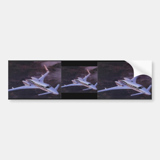 Beechcraft Starcraft Bumpersticker (Voorkant)