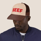 BEEF leuke slogan trucker hoed Pet (In situ)