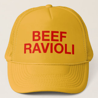 BEEF RAVIOLI leuke slogan trucker hoed Trucker Pet