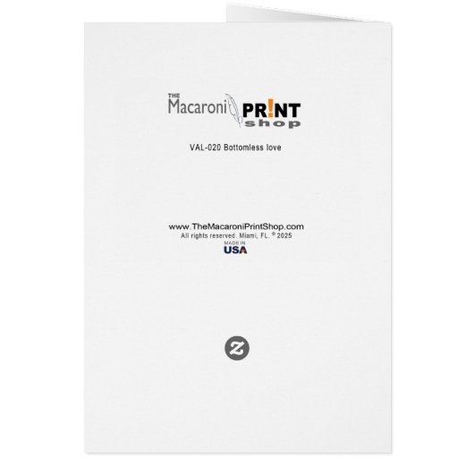 Beefcake Cupid et Graffiti Coeur Saint-Valentin (Dos)