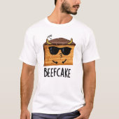 Beefcake Funny Cake Pun T-shirt (Voorkant)