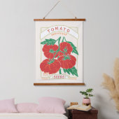 Beefsteak Tomato Seed Packet Hanging Tapestry Hangend Wandkleed (Slaapkamer)