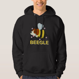 Beegle Beagle Bee  Dog Pun Cute Hoodie