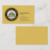 Beehive Apiary Name Light Amber Honey Visitekaartje (Voorkant / Achterkant)