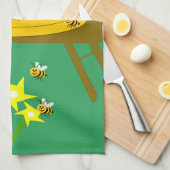 Beehive Design keukenhanddoek (Quarter Fold)