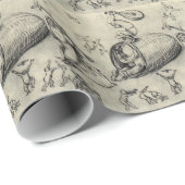 Beehive en heksen van Hieronymus Bosch Cadeaupapier (Rol Hoek)