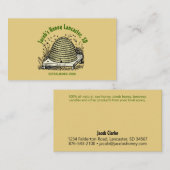 Beehive Honey Light Amber Visitekaartje (Voorkant / Achterkant)