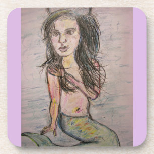 Beehive Mermaid Bier Onderzetter