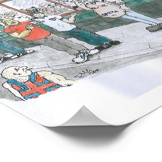 Beehive NEWCASTLE 1990 Poster (Hoek)